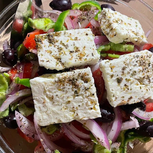 Greek salad at Taverna Kostas